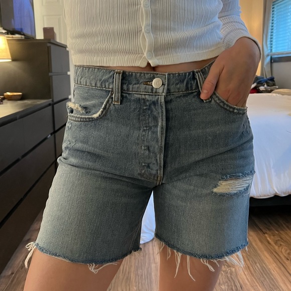 Reformation high-waisted distressed shorts - Picture 5 of 11